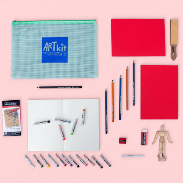 drawing art supply kit