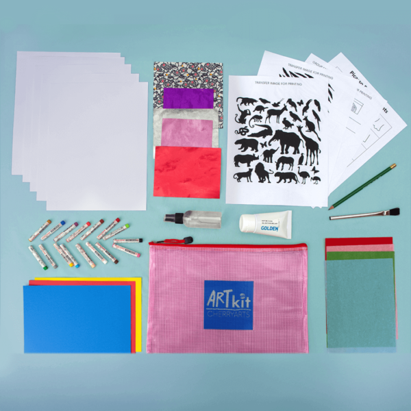 mixed media art kit supplies