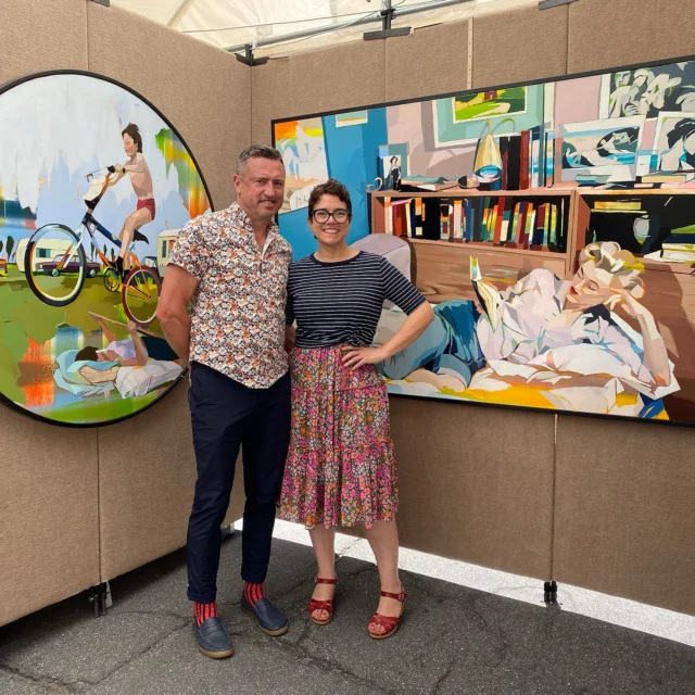 We’re hosting an artist workshop with the Grushovenkos, this year’s poster artists for the 2025 Cherry Creek Arts Festival!

🎨 Exploring Transparency and Opacity Through a Nostalgic Lens 🎨
with Signe & Genna Grushovenko
Thursday, May 29
4 p.m. – 6:30 p.m.
Room & Board Rooftop in Cherry Creek North

Join us for happy hour and hands-on art making experience at the lovely Room and Board rooftop led by the Cherry Creek Arts Festival poster artists Signe and Genna! During this workshop the Grushovenkos will demonstrate their signature layering process in a bite-sized version. Participants will be provided with a vibrant watercolor background on cold-pressed watercolor paper upon which they’ll build a figurative painting with acrylic paint. The Grushovenkos will supply images from their collection for reference. Techniques discussed will center on contour drawing and creating volume through value. No previous drawing or painting experience is required.

Get your tickets via the Events section of cherryarts.org. 

#artmaking #thingstodoindenver